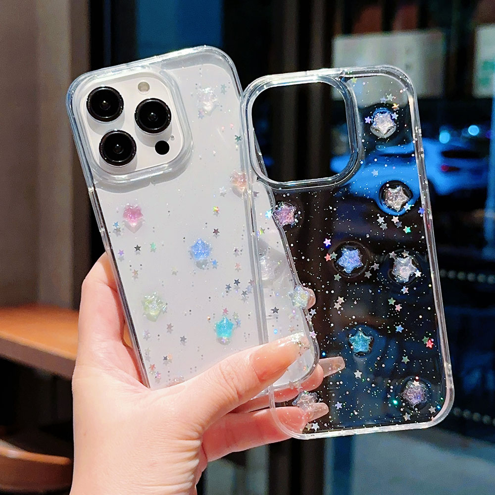 Phone Cases Pinterest - 3D Crystal Star Luminous Noctilucent Stars