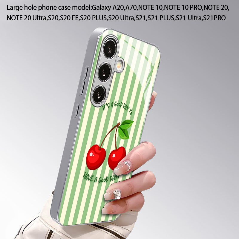 Cherry Stripe Pattern 2D Phone - đánh giá và giá Phone Cases Cherry