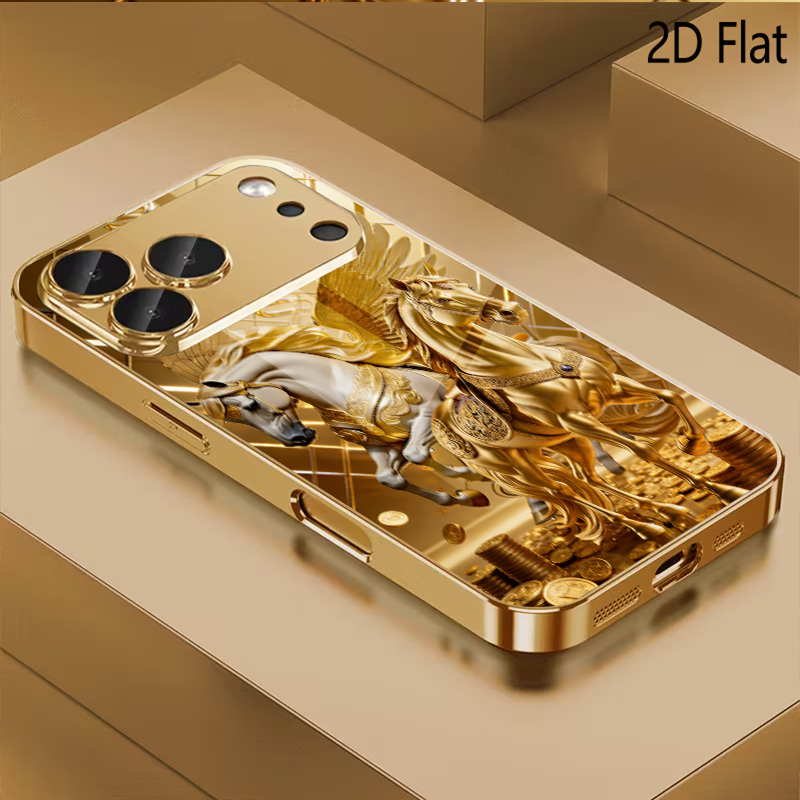 Two horses Patterned tempered  - đánh giá và giá Phone Cases H&M