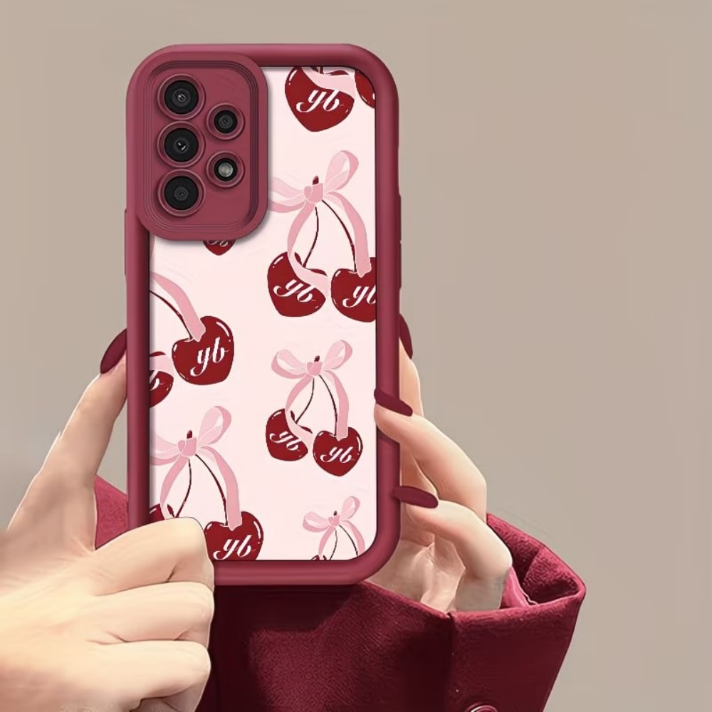 Hot Sale Cherry Bow Soft Anti- - đánh giá và giá Phone Cases Cherry