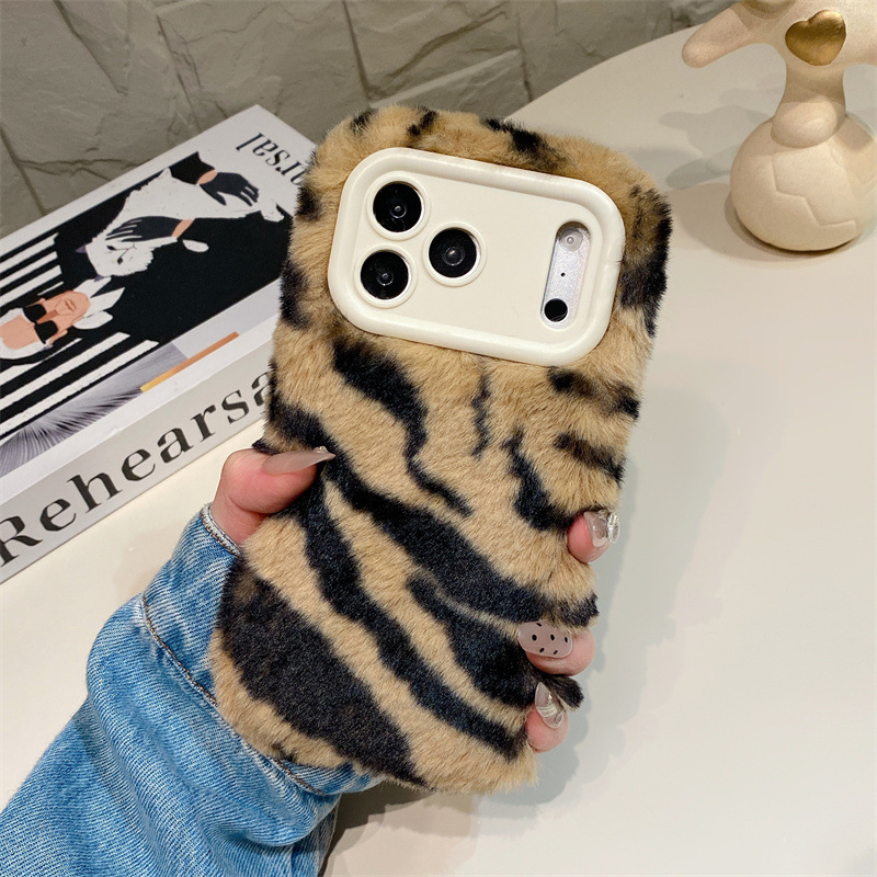 Luxury Zebra Pattern Fluffy Pl - đánh giá và giá Phone Cases For Iphone 16