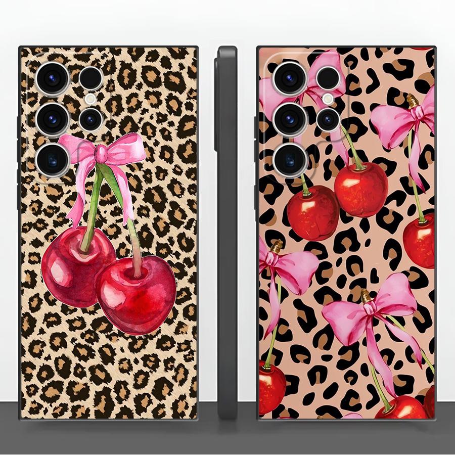 Leopard Cherry Funda Phone Cov - đánh giá và giá Phone Cases Cherry
